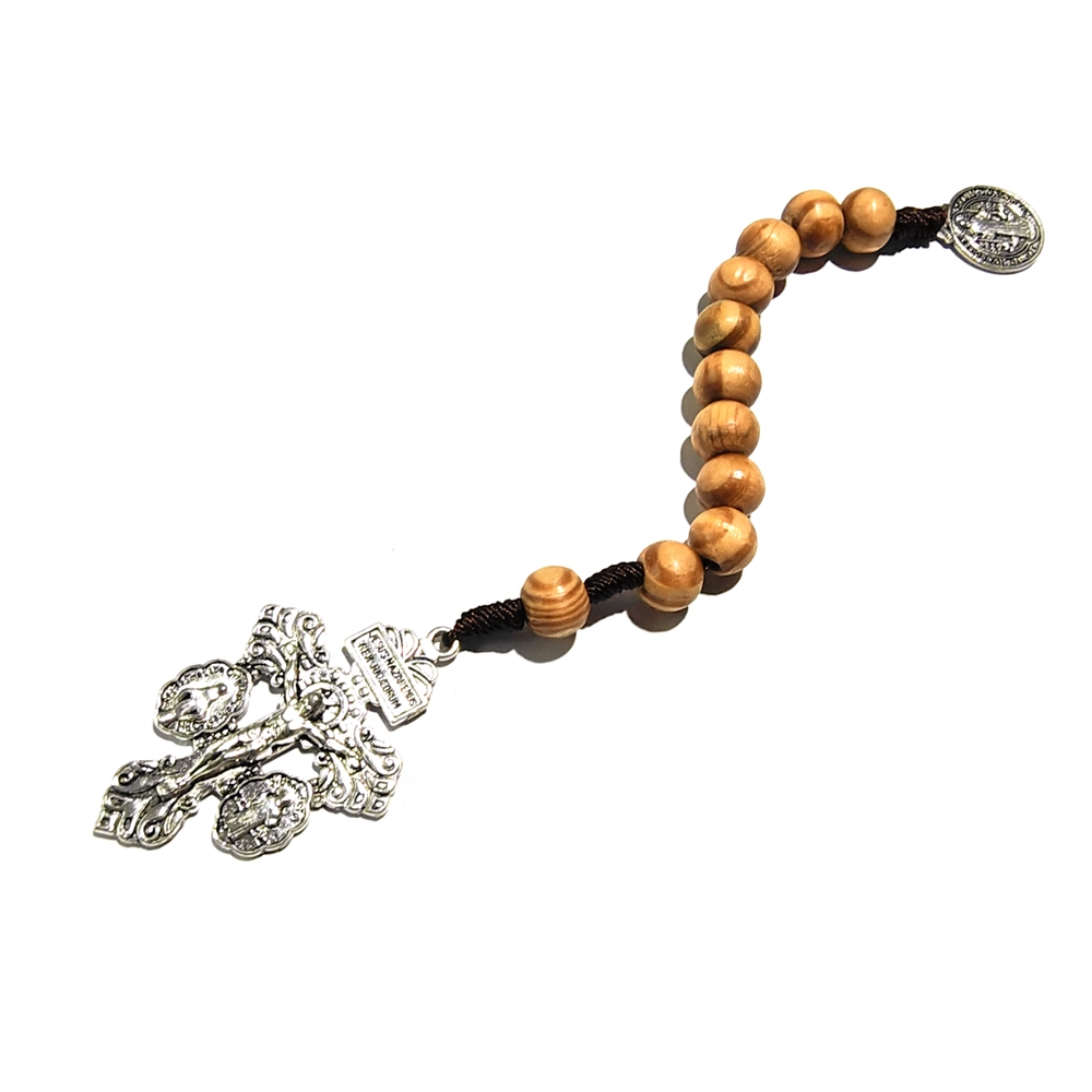 QIGO Open Woven Rosary Wooden  - Men'S Fashion Easter 评论和价格