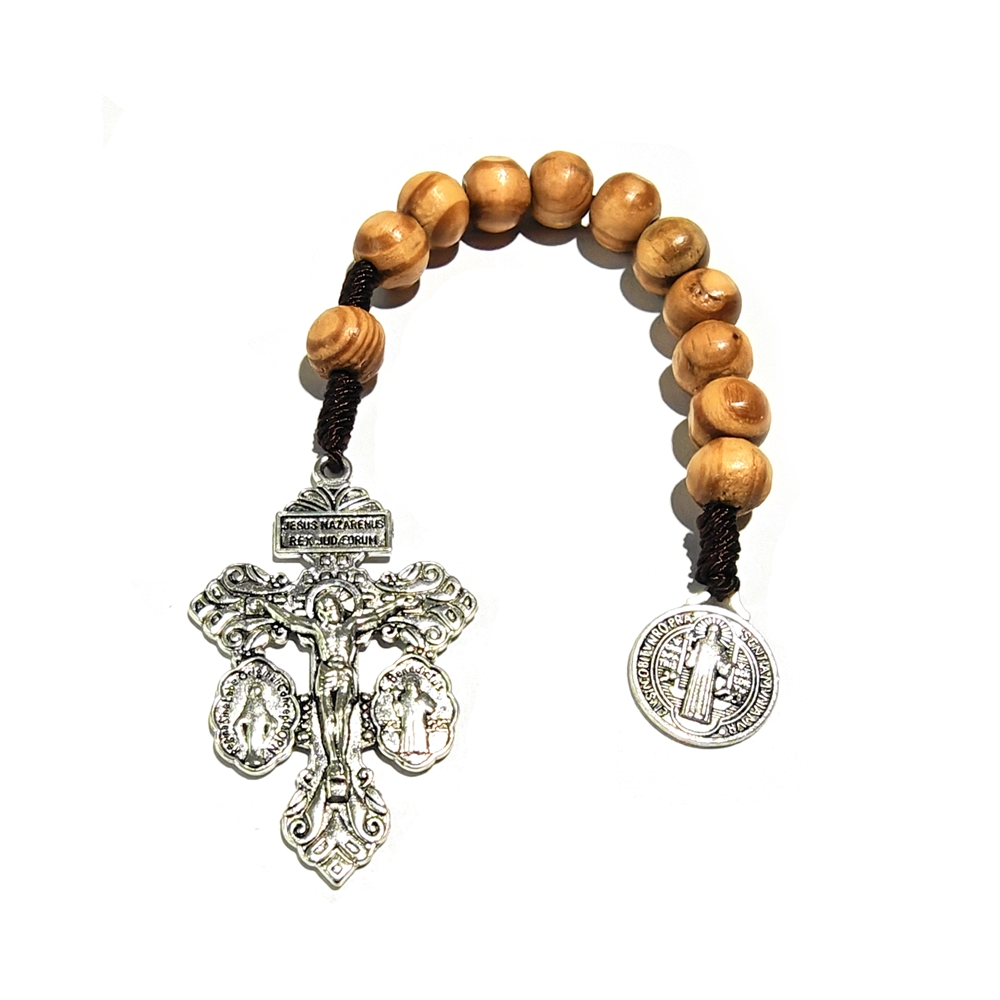 QIGO Open Woven Rosary Wooden  - Men'S Fashion Easter 评论和价格