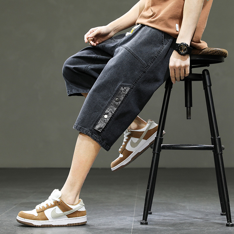 Korean Style Men's Long Shorts - Men'S Fashion With Baggy Jeans 评论和价格