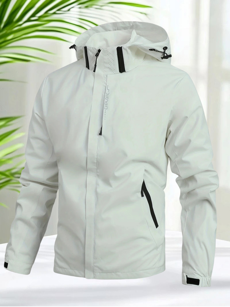 Waterproof Jacket Men Outdoor  - Windbreaker Men Zip 评论和价格