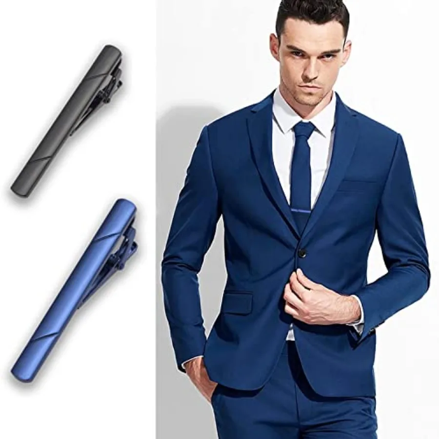 4Pcs Tie Clips For Men Tie Bar - Men'S Fashion Accessories 评论和价格
