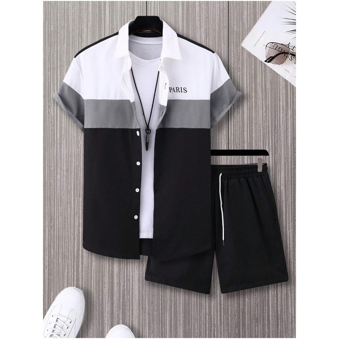Men's Fashion Suit Blue And Wh - Queer Men'S Fashion 评论和价格