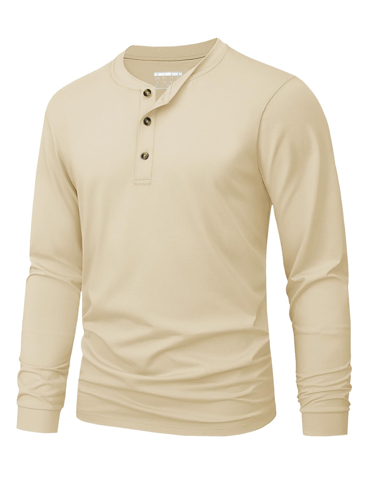 Men's Henley T-Shirt Simple So - Queer Men'S Fashion 评论和价格