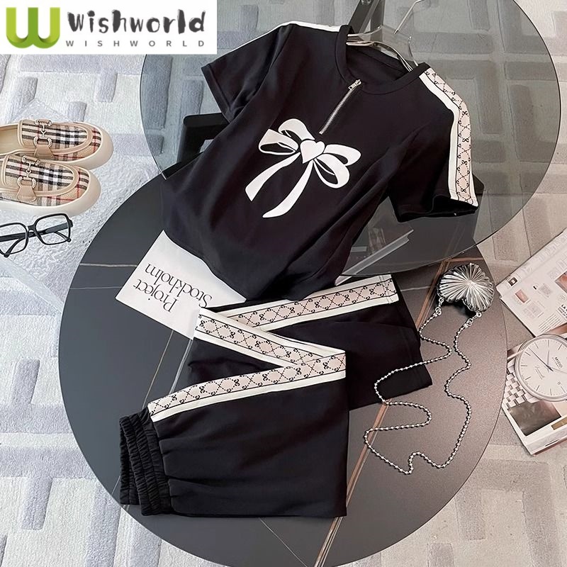 Plus Size Bow Print Short Slee - Men'S Fashion Over 50 评论和价格