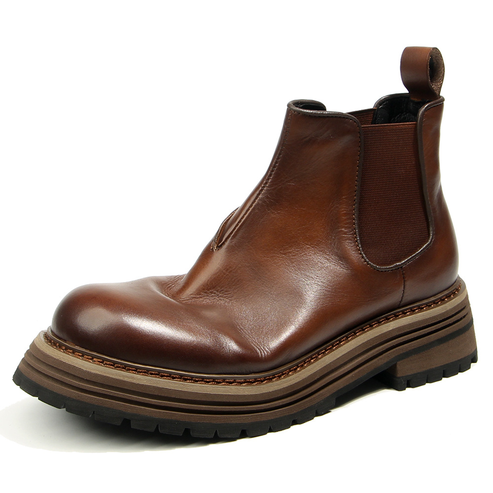 Fashion Chelsea British Retro  - Mens Fashion Combat Boots 评论和价格